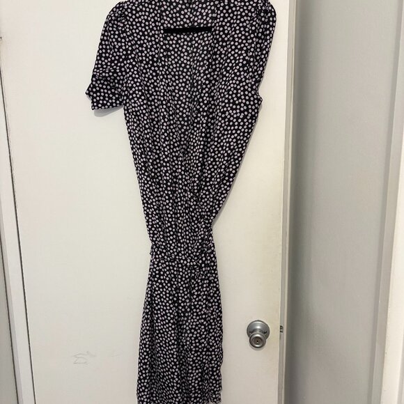 Polka Dot True Wrap Dress - Picture 1 of 3